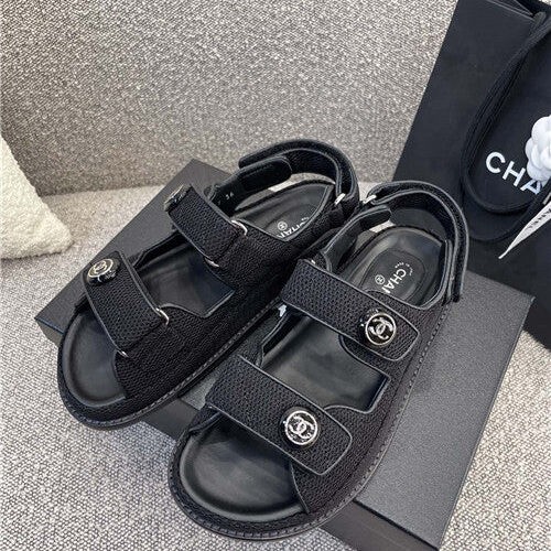 High Quality Luxury Chanel Classic Beach Sandals – Style 32582 alternate view