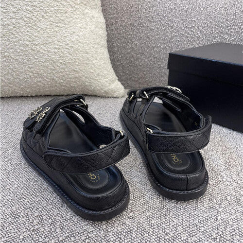 High Quality Luxury Chanel Classic Beach Sandals – Style 91334 product detail