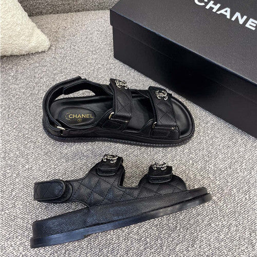 High Quality Luxury Chanel Classic Beach Sandals – Style 91334 product detail