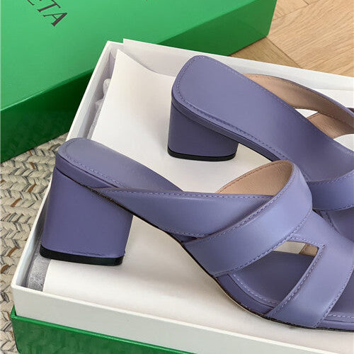 High Quality Luxury Bottega Veneta Heel Slippers – Style 85222 product detail
