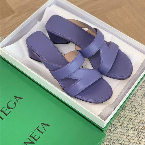 High Quality Luxury Bottega Veneta Heel Slippers – Style 85222