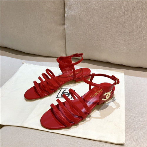 High Quality Luxury Chanel Classic Flat Sandals – Style 88358 alternate view