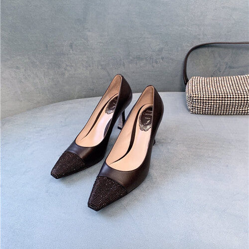 High Quality Luxury Rene Caovilla Diamond High Heels – Style 52774 alternate view
