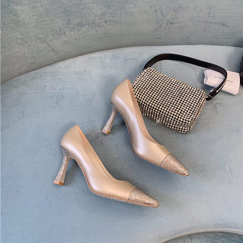 High Quality Luxury Rene Caovilla Diamond High Heels – Style 21702 product detail