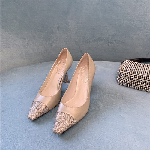 High Quality Luxury Rene Caovilla Diamond High Heels – Style 21702 product detail
