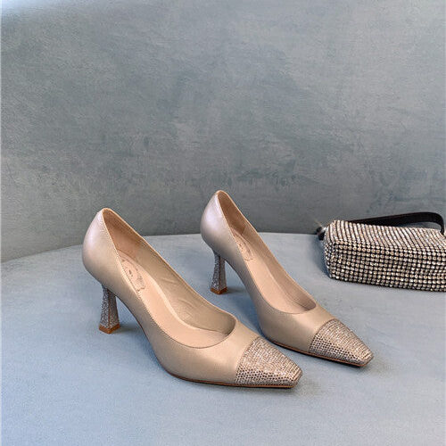 High Quality Luxury Rene Caovilla Diamond High Heels – Style 21702