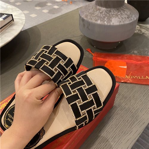High Quality Luxury Rene Caovilla Flat Slippers product detail