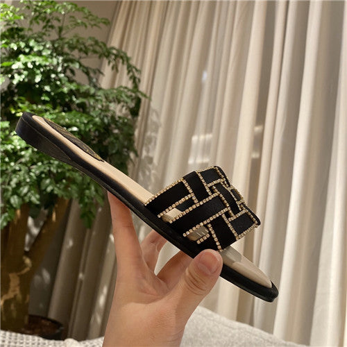 High Quality Luxury Rene Caovilla Flat Slippers product detail