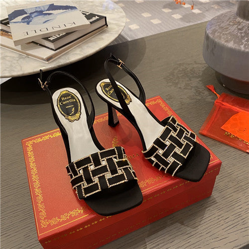 High Quality Luxury Rene Caovilla Heel Sandals – Style 14310 alternate view