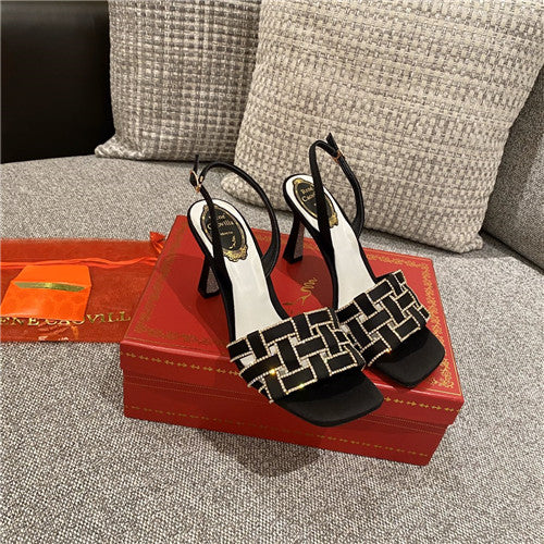 High Quality Luxury Rene Caovilla Heel Sandals – Style 14310