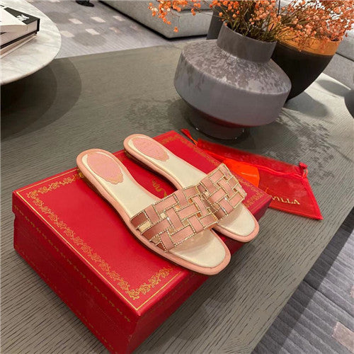High Quality Luxury Rene Caovilla Flat Slippers – Style 49926 alternate view