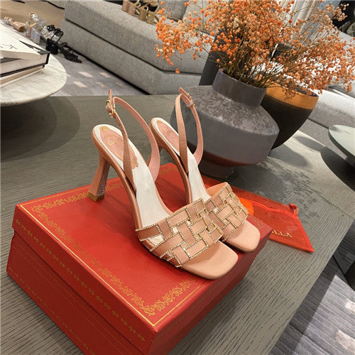 High Quality Luxury Rene Caovilla Heel Sandals – Style 45382