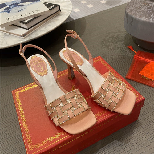 High Quality Luxury Rene Caovilla Heel Sandals – Style 45382 alternate view