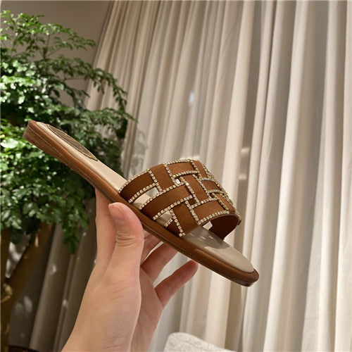 High Quality Luxury Rene Caovilla Flat Slippers – Style 75910 product detail