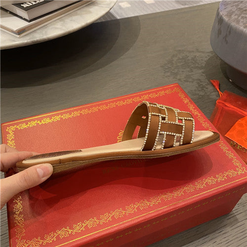 High Quality Luxury Rene Caovilla Flat Slippers – Style 75910 product detail