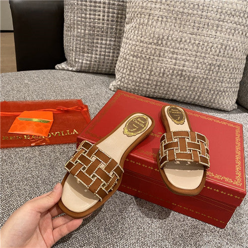 High Quality Luxury Rene Caovilla Flat Slippers – Style 75910 product detail