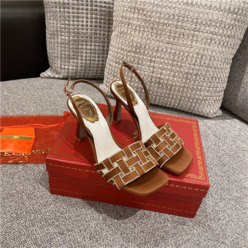 High Quality Luxury Rene Caovilla Heel Sandals – Style 43686