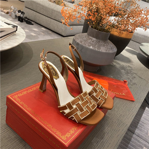 High Quality Luxury Rene Caovilla Heel Sandals – Style 43686 alternate view