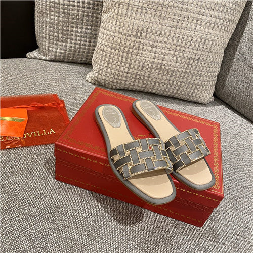 High Quality Luxury Rene Caovilla Flat Slippers – Style 46534 product detail