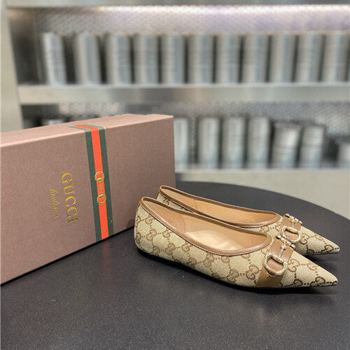 High Quality Luxury Gucci GG Flat Shoes alternate view