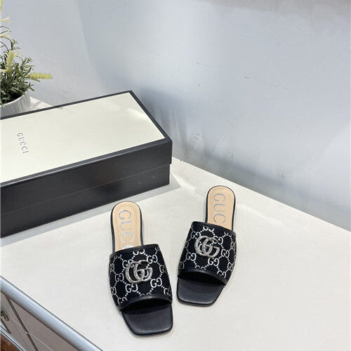 High Quality Luxury Gucci Flat Sandals Slippers