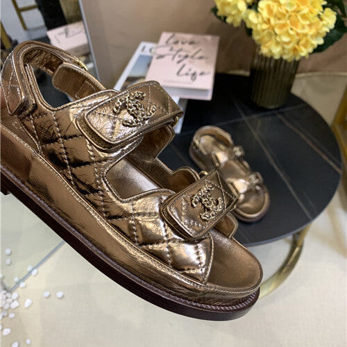High Quality Luxury Chanel Velcro Dad Beach Sandals product detail