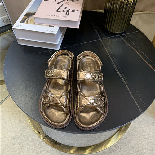 High Quality Luxury Chanel Velcro Dad Beach Sandals product detail