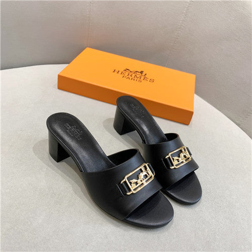 High Quality Luxury Hermes Lady Slippers – Style 13315 alternate view