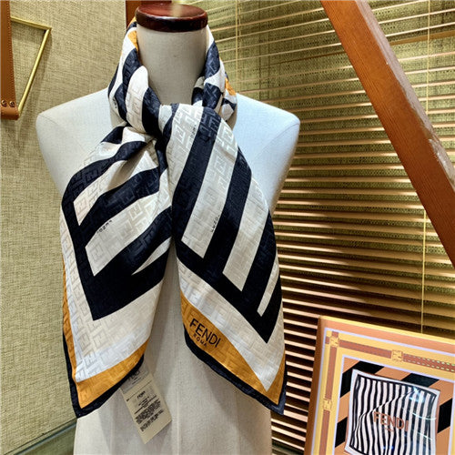 High Quality Luxury Fendi Silk Scarf Womens – Style 26014