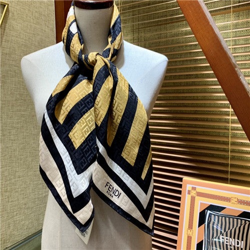 High Quality Luxury Fendi Silk Scarf Womens – Style 26011