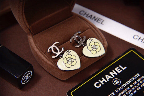High Quality Luxury Chanel Camellia Earrings – Style 49722 alternate view