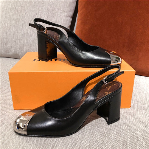 High Quality Luxury Louis Vuitton Heel Sandals – Style 78339 alternate view