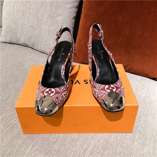 High Quality Luxury Louis Vuitton Heel Sandals – Style 80035 alternate view
