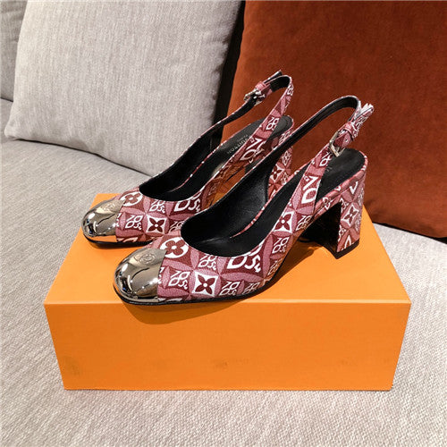 High Quality Luxury Louis Vuitton Heel Sandals – Style 80035
