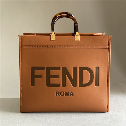 High Quality Luxury Fendi Leather Shopping Bag