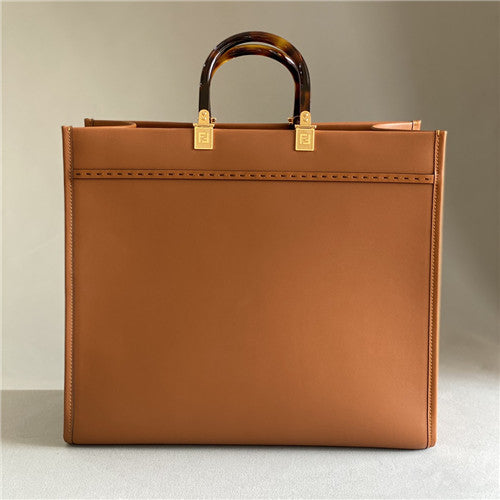 High Quality Luxury Fendi Leather Shopping Bag alternate view