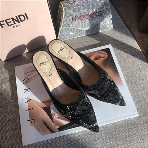High Quality Luxury Fendi High Heel Sandals – Style 55667