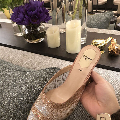 High Quality Luxury Fendi High Heel Sandals – Style 29683 product detail