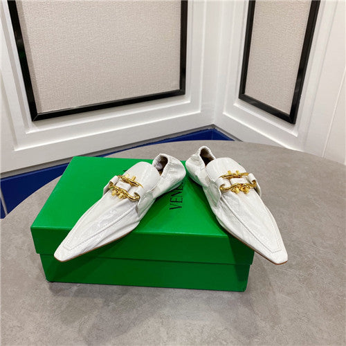 High Quality Luxury Bottega Veneta Almond Flats alternate view
