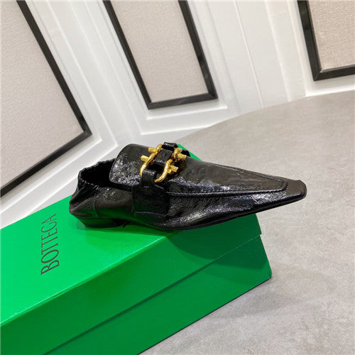 High Quality Luxury Bottega Veneta Almond Flats – Style 76998 alternate view