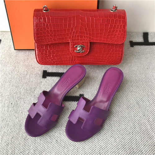 High Quality Luxury Hermes Flat Slippers Womens – Style 06051