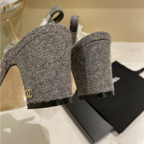 High Quality Luxury Chanel Slingback Heels Sandals – Style 80262 product detail