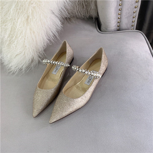 High Quality Luxury Jimmy Choo Flat Sandals
