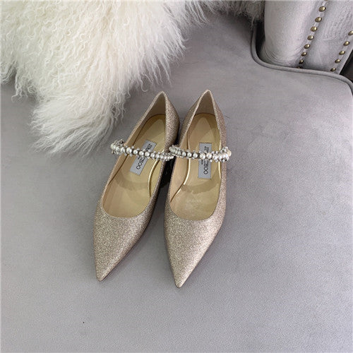 High Quality Luxury Jimmy Choo Flat Sandals alternate view