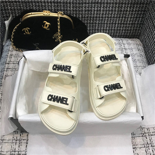 High Quality Luxury Chanel Velcro Sandals Women alternate view