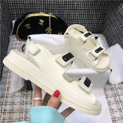High Quality Luxury Chanel Velcro Sandals Women product detail