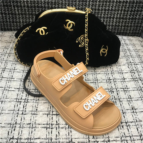 High Quality Luxury Chanel Velcro Sandals Women – Style 74246 product detail