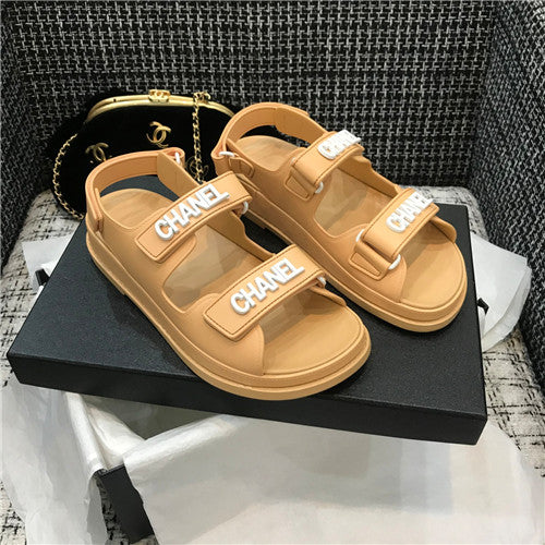 High Quality Luxury Chanel Velcro Sandals Women – Style 74246