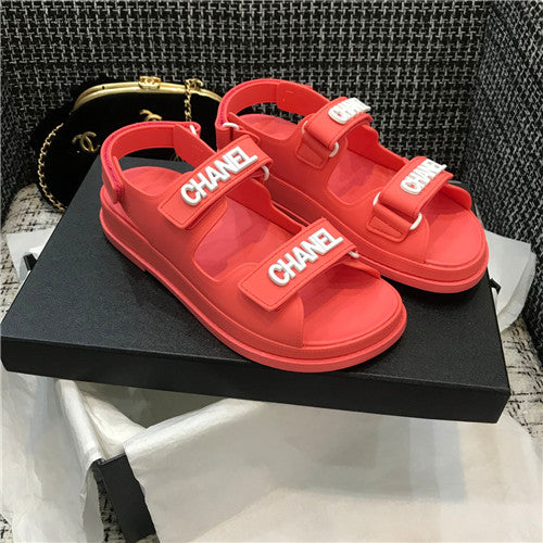 High Quality Luxury Chanel Velcro Sandals Women – Style 38086
