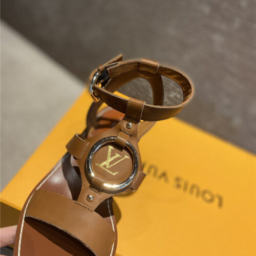 High Quality Luxury Louis Vuitton Chunky Heel Sandals product detail